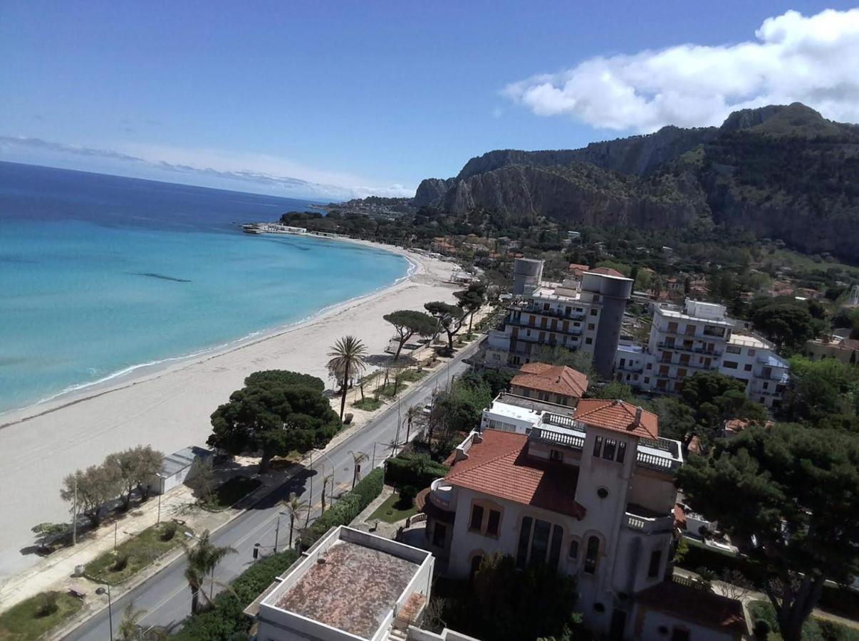 Villa Azzurra Beachfront Mondello - Palermo Ngoại thất bức ảnh